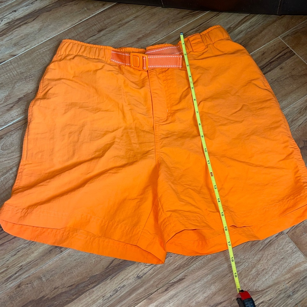Lands End Men's orange Swim & hiking shorts lined has built in belt - Picture 12 of 13